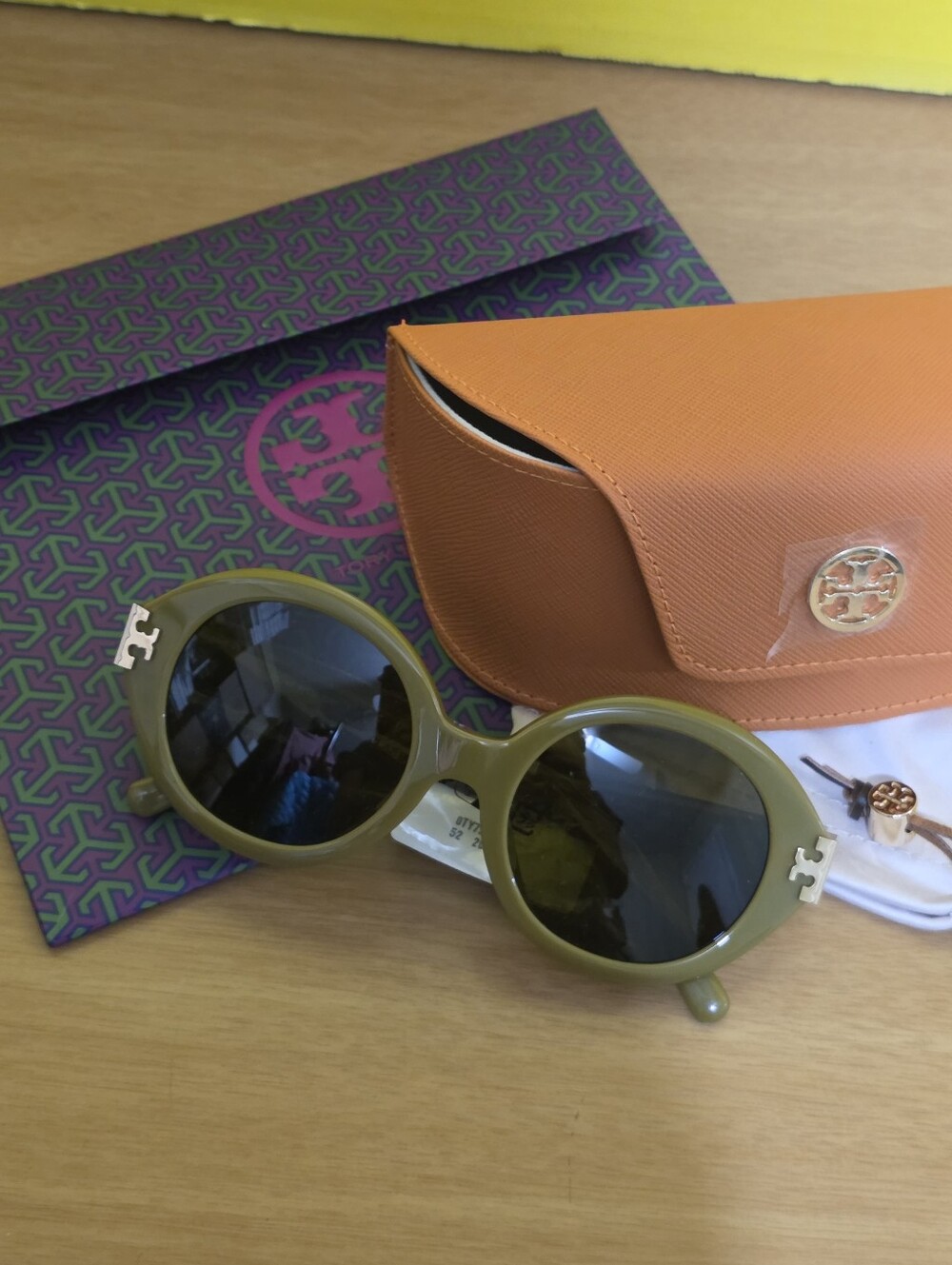 Tory Burch Sunglasses with Orange Case